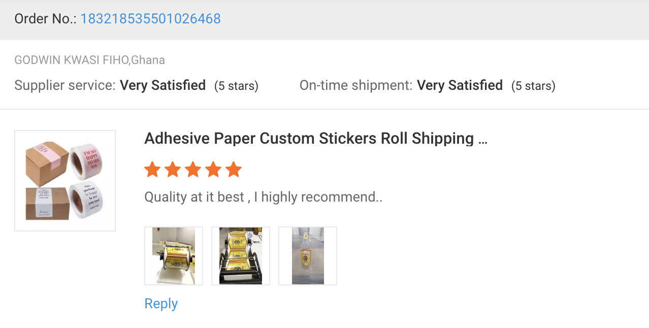 Customer review
